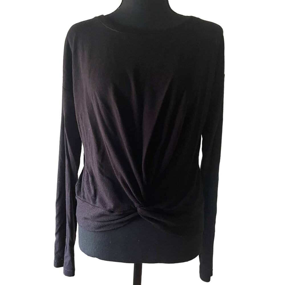 Z BY ZELLA Black Long-Sleeve Top Medium